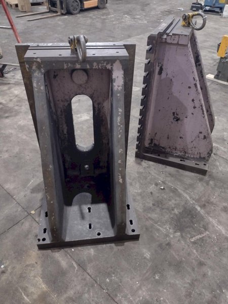 (2) 48" H X 29.5" W X 29" DEEP STEEL ANGLE PLATES: YOBRO #25794