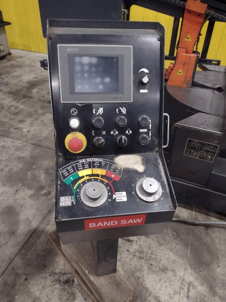 16&quot; X 28&quot; COSEN MODEL #SH-710LDM HORIZONTAL 60° MITERING BAND SAW: STOCK #23643