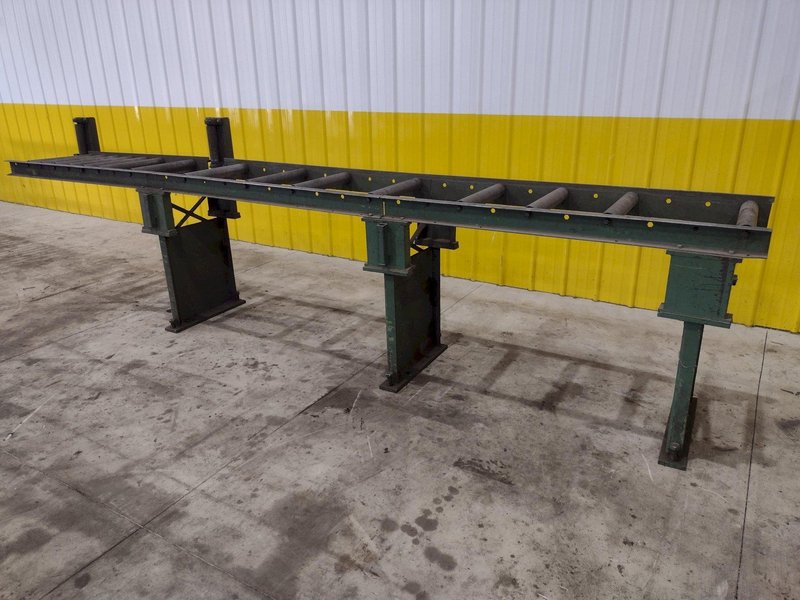 180&quot; LONG X 19&quot; WIDE X 39&quot; ROLLER CONVEYOR: STOCK #21841