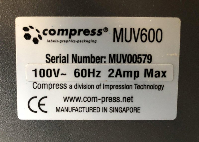 ColDesi Compress iUV-600s UV Printer w/ Rotary Attachment Unit 600 with Software