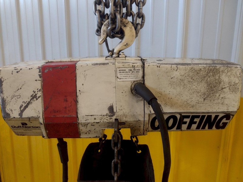 1 TON COFFING ELECTRIC CHAIN HOIST: STOCK #17407