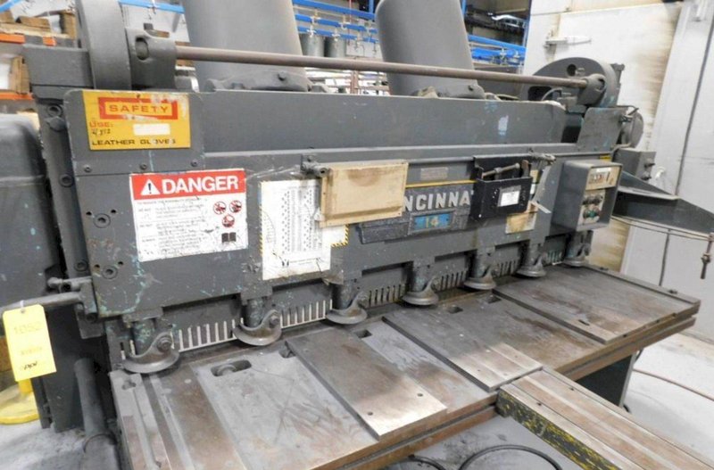6&#039; x 3/16&quot; Cincinnati Mechanical Shear Model 1406-R