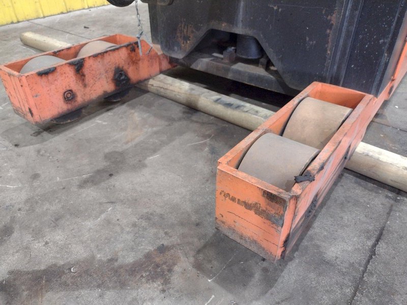 25,000 LBS RICO MODEL #R-LT-S-DD 24 VOLT ELECTRIC WALKIE-RIDE TOW LIFT TUGGER WITH PINTLE HITCH: YOBRO #25210