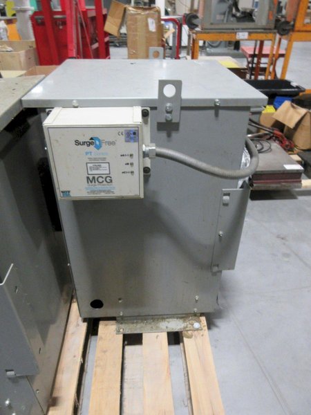 Fargo Electric 3 Phase Step Down Transformer, with MGC Surge Protection- Auction Item