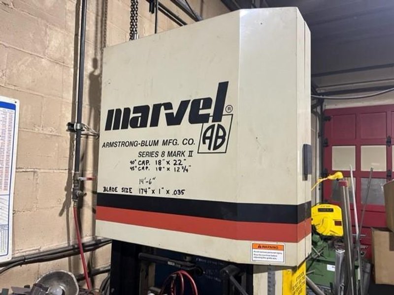 MARVEL 8 MARK 2 VERTICAL BAND SAW STOCK #3627