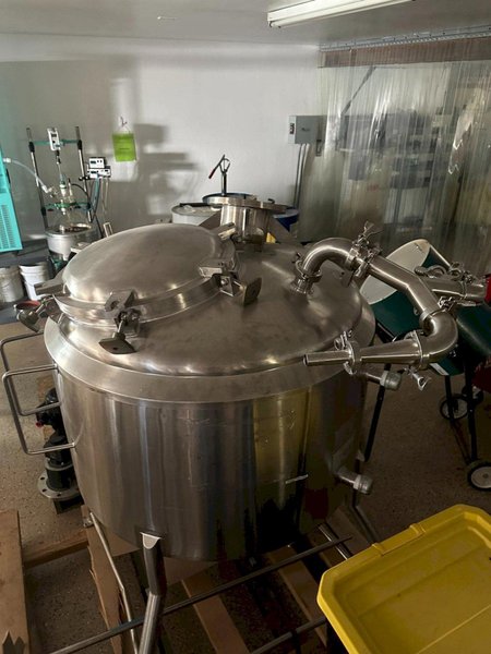 Cherry Burrell 150 Gallon Jacketed Stainless Steel Tank Model 1850, 1978