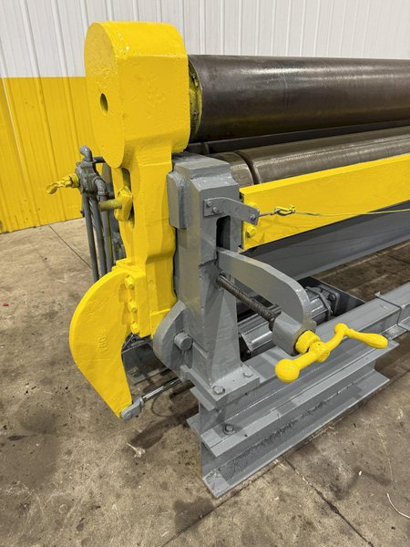 10&#039; X 1/4&quot; BERTSCH MODEL #7A INITIAL PINCH 3 ROLL MECHANICAL PLATE BENDING ROLL: YOBRO #23745