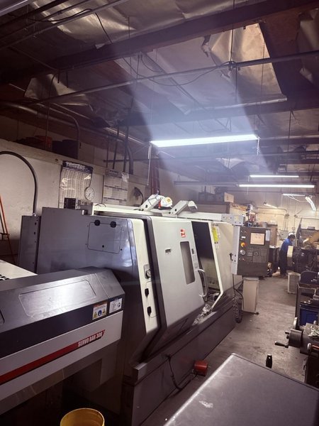 Haas SL-30 CNC Lathe, 2006 – Bar Feeder, Live Tooling