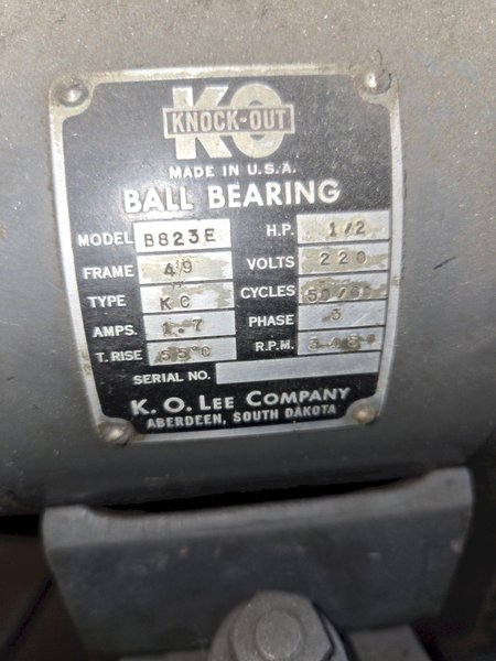 KOLEE B823E SPINDLE HEAD. STOCK # 0652426