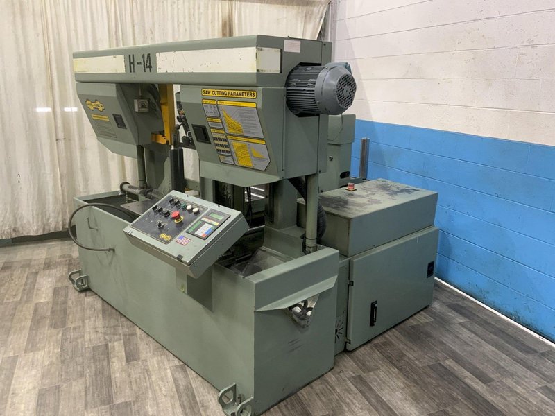 14" X 14" HYD-MECH MODEL H-14 HORIZONTAL BAND SAW: STOCK #81079
