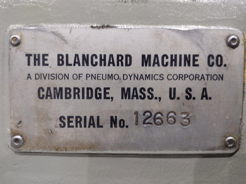 42" X 40 HP BLANCHARD MODEL 22-42 ROTARY SURFACE GRINDER: STOCK #11914