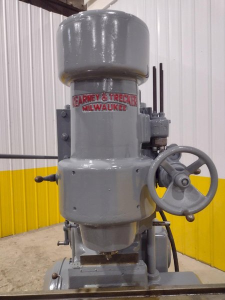 15 HP KEARNEY &amp; TRECKER MODEL #4CH VERTICAL MILL: STOCK #22776
