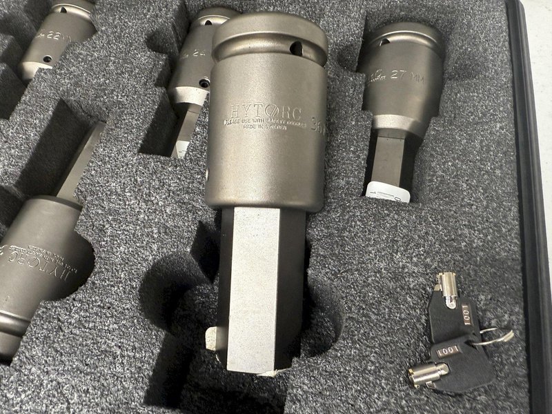 (7) 19 - 36 mm HYTORC 1&quot; ALLEN SOCKETS, FOR HYDRAULIC TORQUE WRENCH: YOBRO #24180