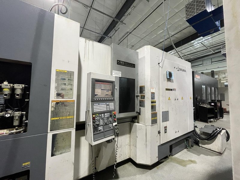 Okuma MB-5000H HMC, 2010 – 110 ATC, TSC, Probing, OSP-P200M