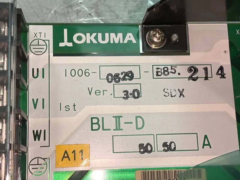 OKUMA BLII-D SERVO DRIVE  -  1006-0629-B85.214