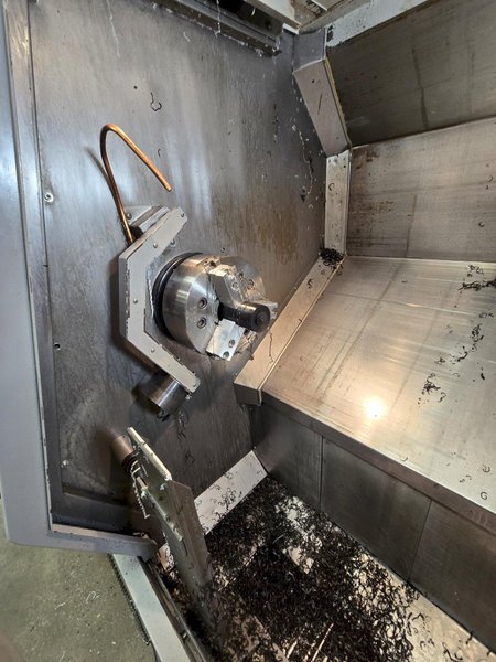 Haas TL-25 CNC Lathe, 2008 – Live Tooling, Sub Spindle, Servo Bar 300 Feeder