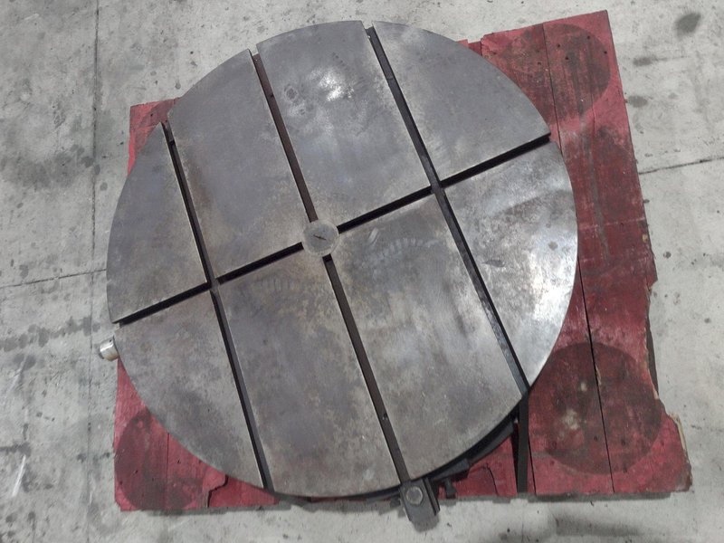 37&quot; ROUND TROYKE T-SLOTTED MANUAL POSITIONING ROTARY TABLE: STOCK #22457
