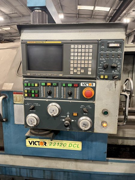 22" X 120" VICTOR (2002) MODEL #22120-DCL CNC LATHE: STOCK #18686