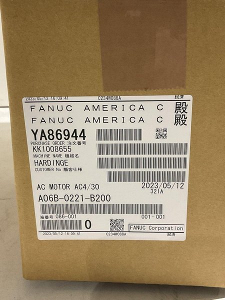 FANUC A06B-0221-B200 SERVO MOTOR NEW IN BOX
