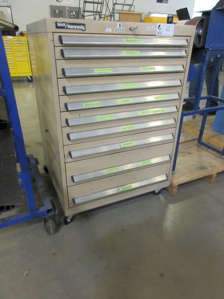 Kennedy 10-Drawer Portable Storage Cabinet with Key- Auction Item