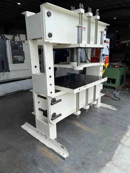 POWER TEAM 150 Ton Hydraulic H Frame Press 3 H.P. USA #7704