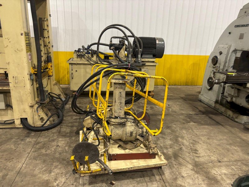 660 TON SUTHERLAND MODEL #HD1 HYDRAULIC 4 POST GUIDED RAM PRESS 15&quot; STROKE: YOBRO #24088