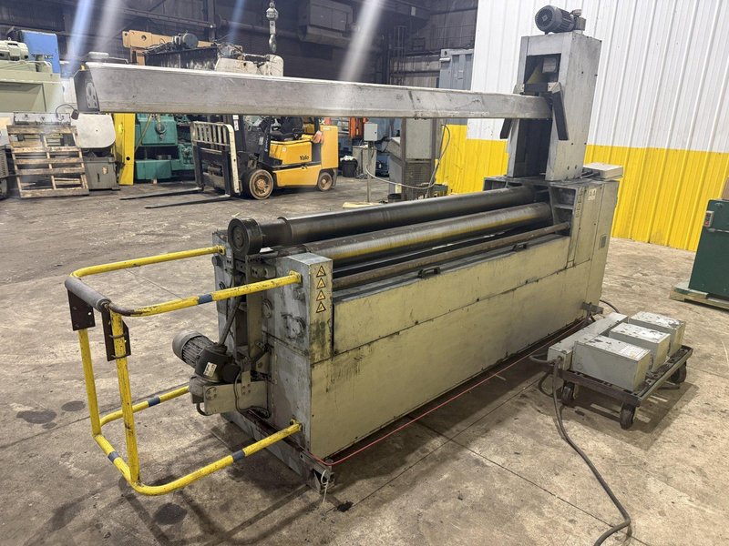 80" X .137" TITAN MODEL #8268-2035 PROGRAMMABLE HYDRAULIC PLATE ROLL, NEW 2008: YOBRO #24735