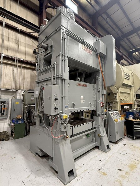 300 ton Bliss SC2-300-60-42 Used Straight Side Mechanical Stamping Press For Sale, Year 1997 Recondition in Process