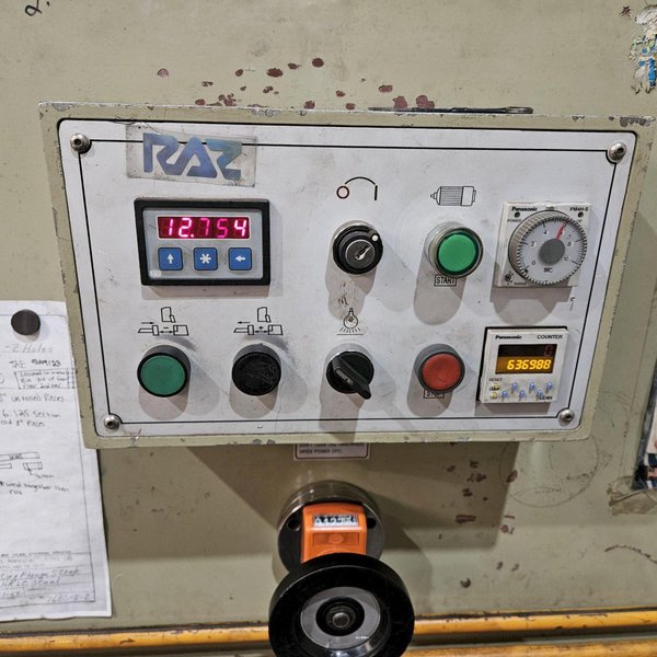 10' X 1/4" US INDUSTRIAL 1025 HYDRAULIC SHEAR. STOCK # 0134025.