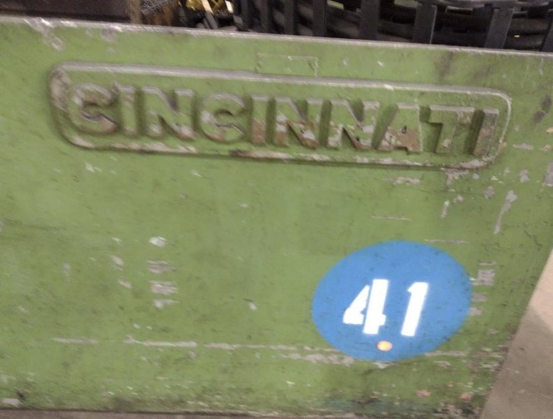22" X 96" CINCINNATI HYPOWERMATIC HORIZONTAL SIMPLEX PRODUCTION MILL. STOCK # 0416421