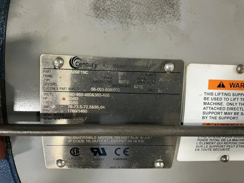 REXROTH 60 HP HYDRAULIC PUMP  -  R902505152