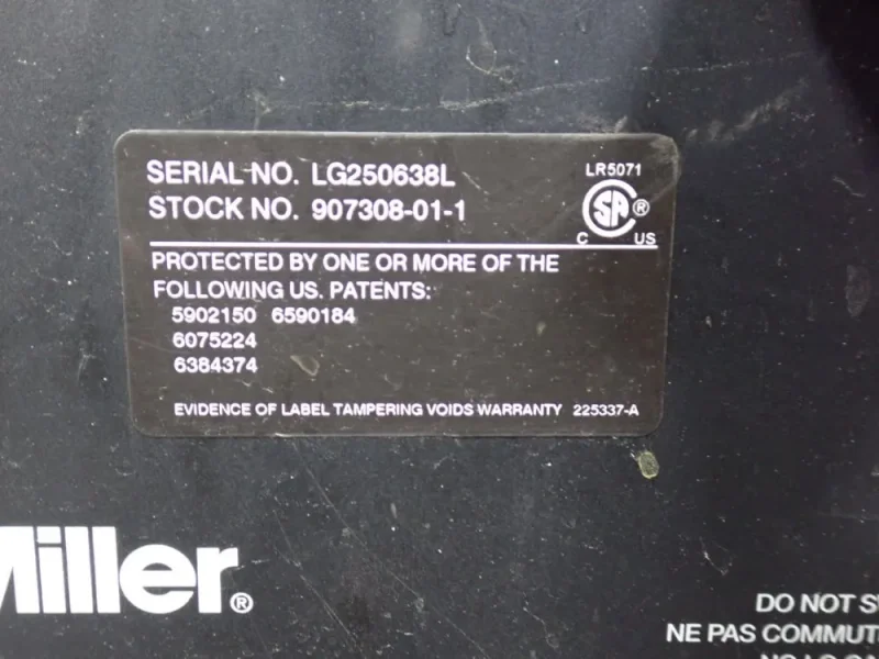 MILLER 200 AMP WELDER UNIT   -  SYNCROWAVE 200