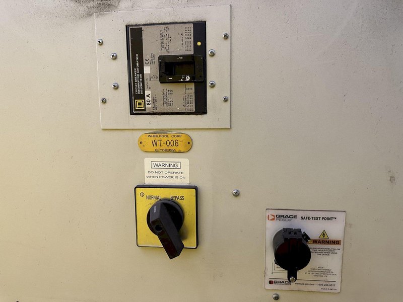 50 KVA CONTROLLED POWER COMPANY MODEL #8DNX-50K-7-A POWER VOLTAGE REGULATOR: STOCK #19845