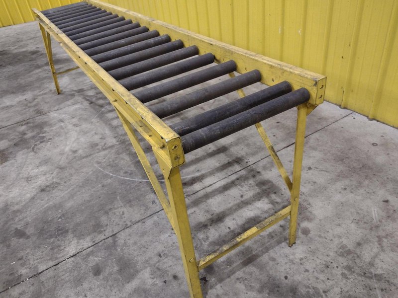 10&#039; X 18&quot; ROLLER TABLE FOR HYD MECH S20 SAW: STOCK #23767