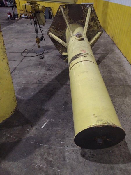5 TON x 8' x 10' JIB ARM CRANE W/ 3 TON YALE HOIST: YOBRO #24982