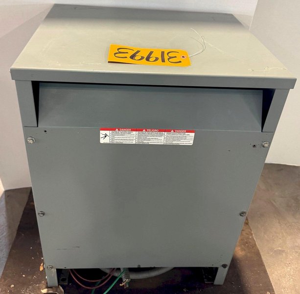 15 KVA Square D Transformer Cat. No. EE15T151HCT, HV 480, LV 240, 3 Phase
