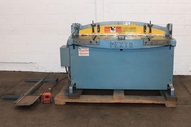 52" X 16 GA. PEXTO HYDRAULIC SQUARING SHEAR, MODEL PH-52