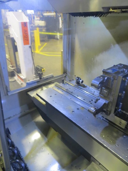 Haas VF-4 CNC Vertical Machining Center, Maincon CNC Control, 4th Drive, 24 ATC, Thru Spindle Coolant, 8100 RPM Gearbox Spindle, New 2013- Auction Item