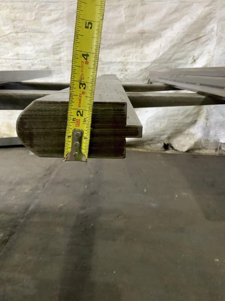 73" X 4" MALE RADIUS PRESS BRAKE DIE: STOCK #80994