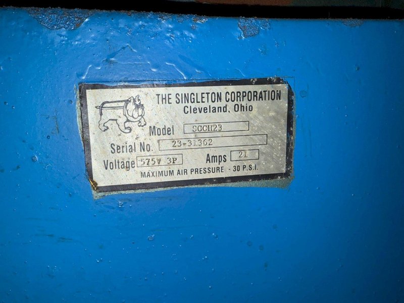 SINGLETON SCCH23 Salt Environmental Test Chamber USED – AS-IS