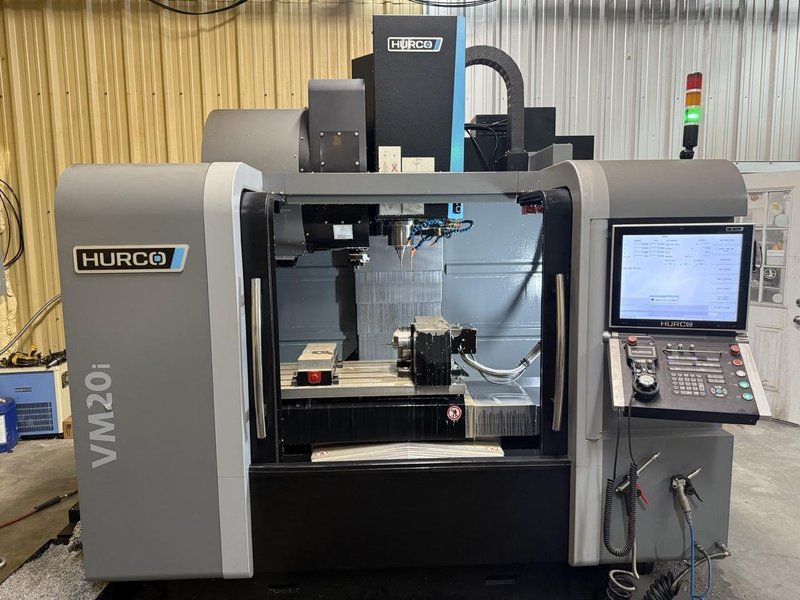 Hurco VM20i VMC CNC, 2021 – 4th Axis, Through Spindle Coolant, Chip Auger