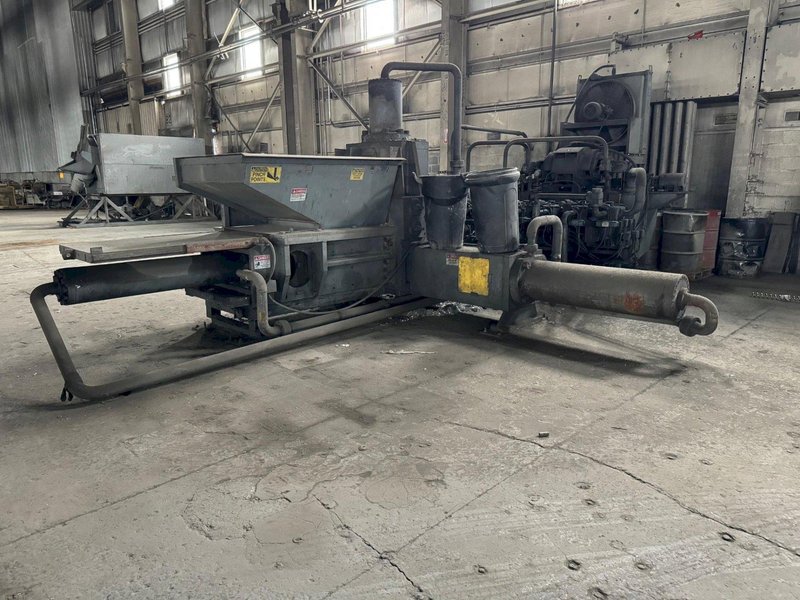 HARRIS TGS-57 METAL BALER/BRIQUETTER. STOCK # 0997024