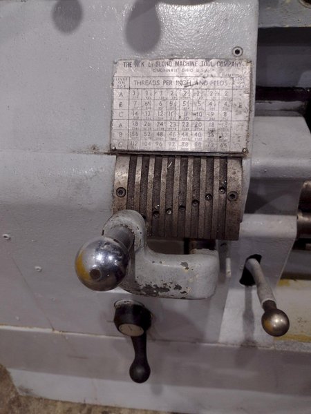 28" X 48" LEBLOND MODEL 3H ENGINE LATHE, 2-1/2" SPINDLE HOLE: YOBRO #24837