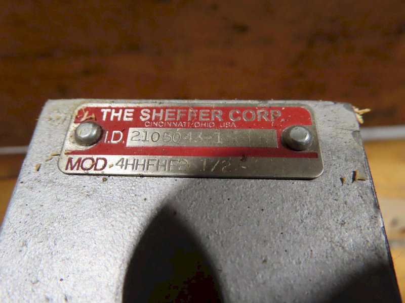 Sheffer 2105043-1 Hydraulic &amp; Pneumatic Cylinders (3) with Control Units- Auction Item