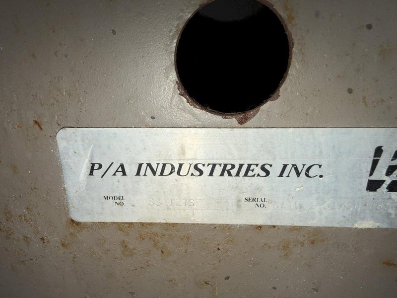 12" X .125" PA INDUSTRIES MODEL #SS127S 7 ROLL POWERED COIL STRIP STRAIGHTENER: YOBRO #24885