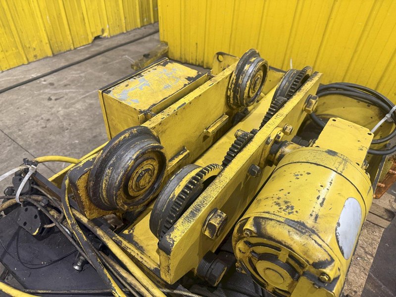 5 TON YALE PATRIOT SERIES 2000 UNDERHUNG CRANE HOIST WITH POWER TROLLEY : YOBRO #25281