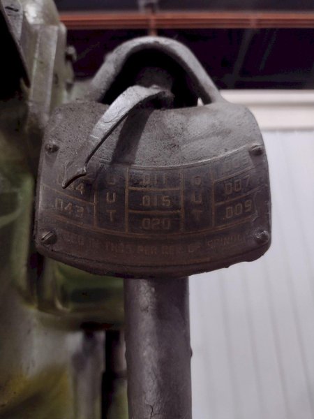 28&quot; CINCINNATI BICKFORD MODEL #3L GEARED HEAD SINGLE SPINDLE  DRILL: STOCK #22815