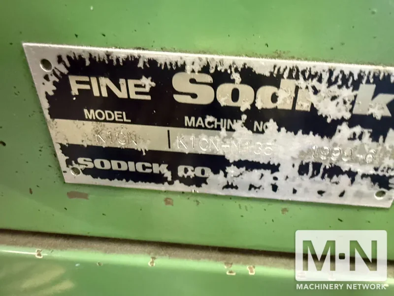 Sodick K1CN Small Hole EDM, 1999