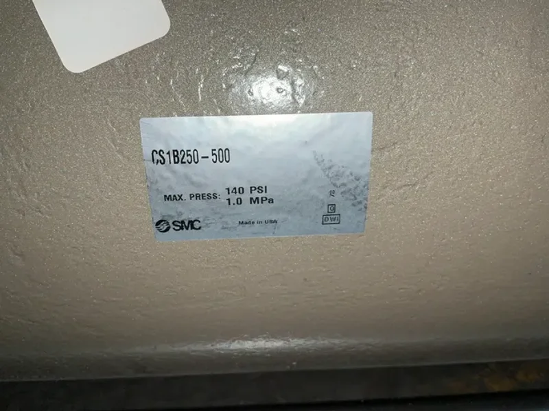 Smc  140 Psi Cylinder  - Cs1b250-500