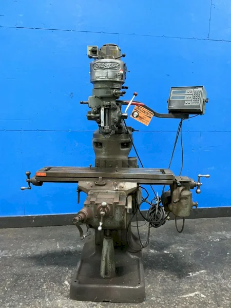 BRIDGEPORT 42” X 9” VERTICAL MILL   -  52999